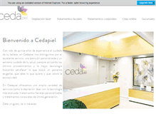 Tablet Screenshot of cedapiel.com